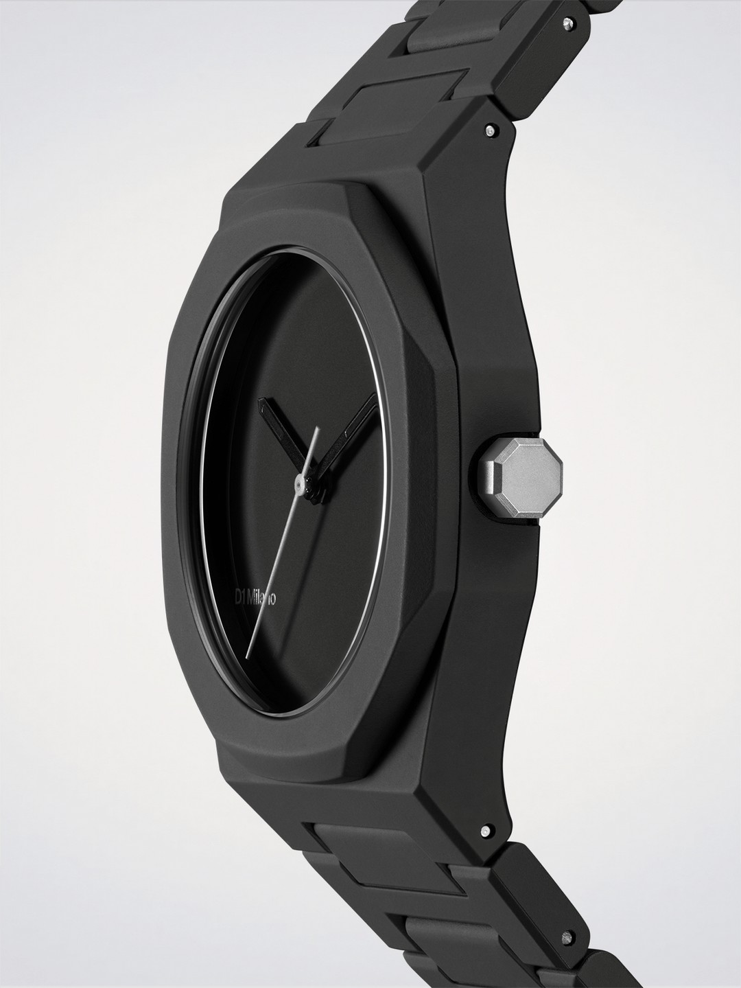 D1 Milano Black_01 Polycarbon Watch 37mm D1-PCBU07