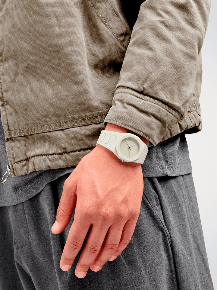 D1 Milano Grey_01 Polycarbon Watch 37mm D1-PCBU08