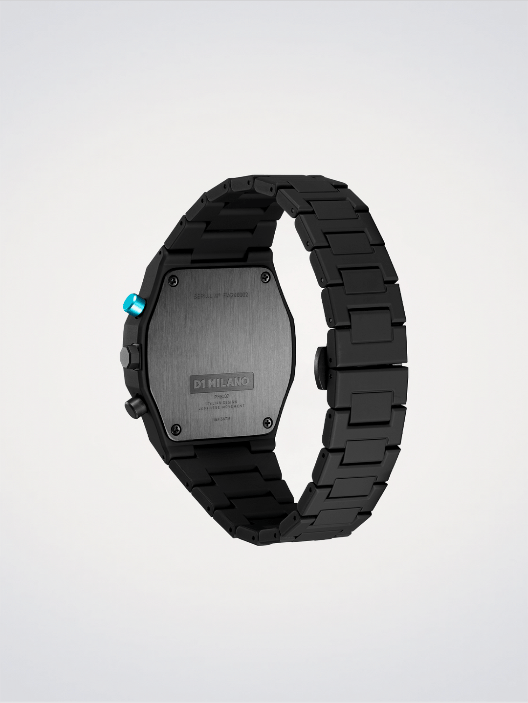 D1 Milano Charcoal Black Polychrono 40.5mm D1-PHBJ07