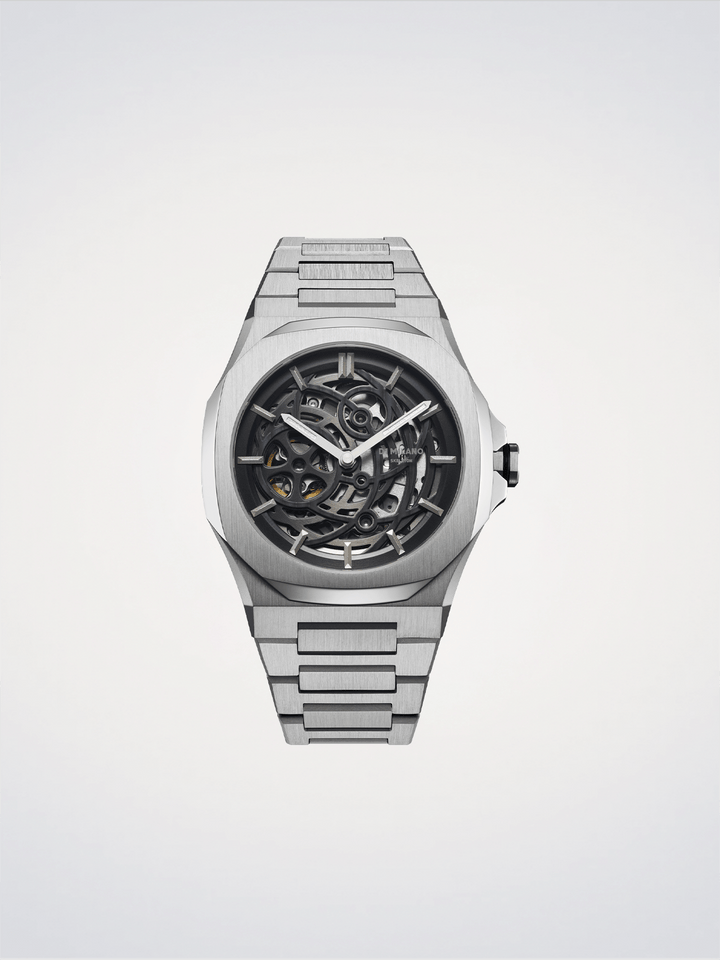 D1 Milano Silver Skeleton 41.5 mm D1-SKBJ10