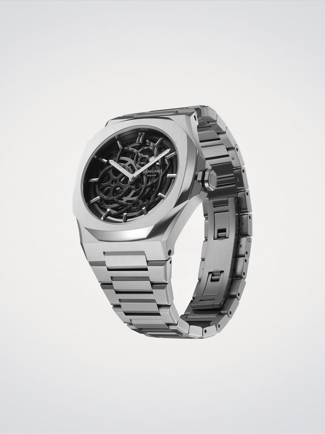 D1 Milano Silver Skeleton 41.5 mm D1-SKBJ10