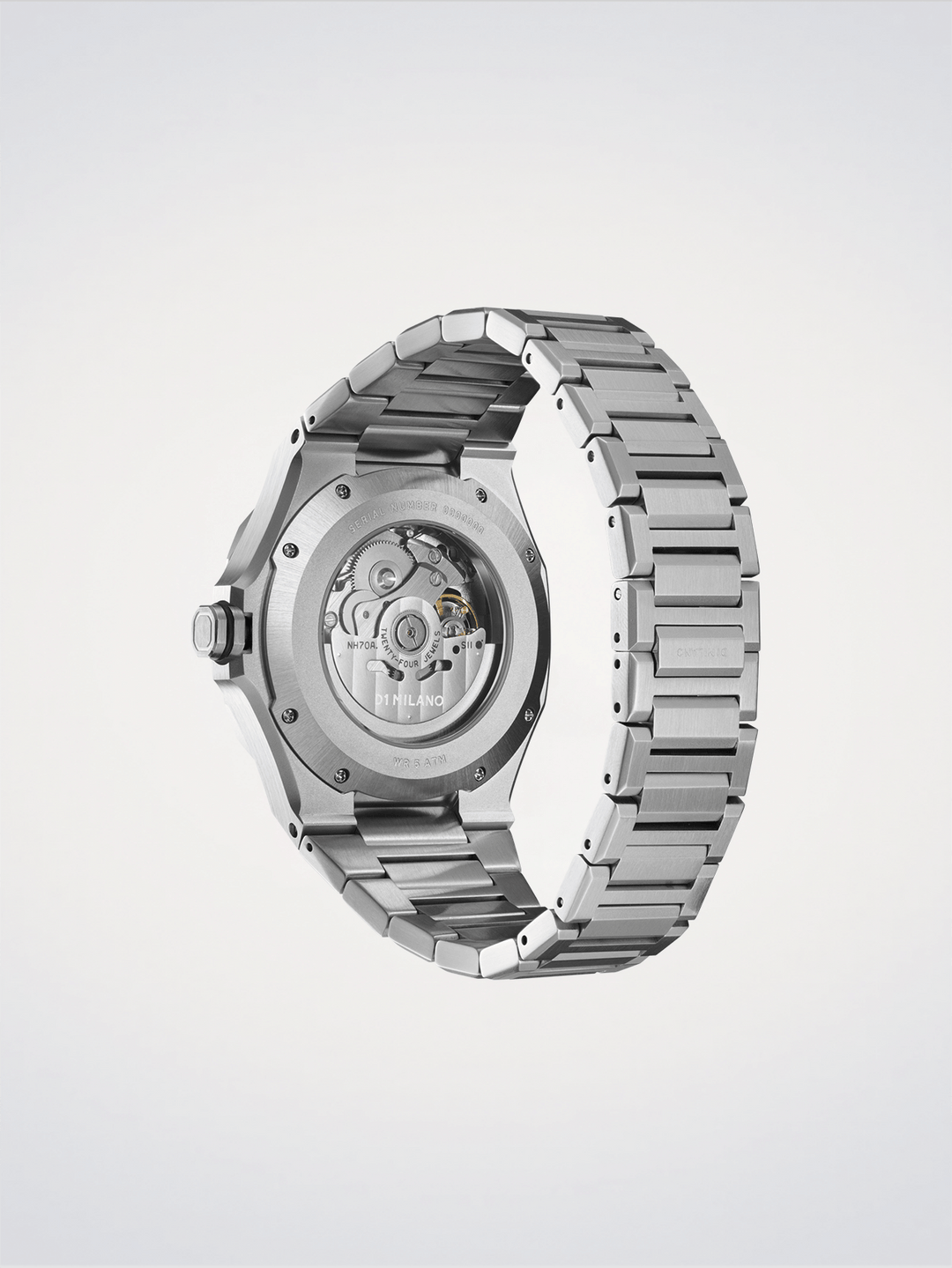 D1 Milano Silver Skeleton 41.5 mm D1-SKBJ10