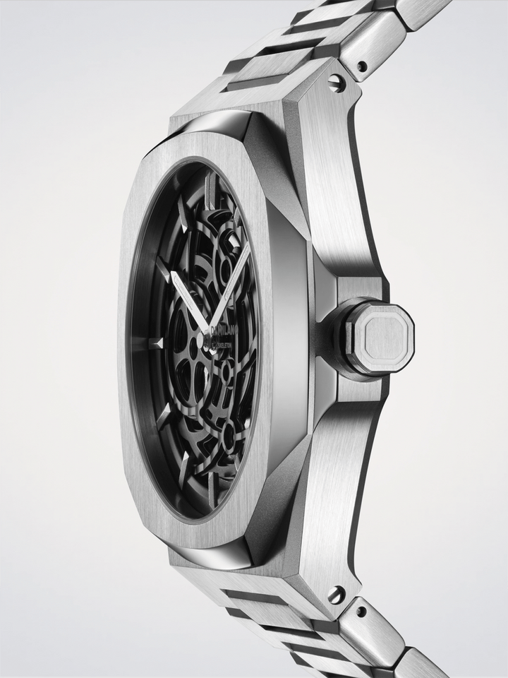 D1 Milano Silver Skeleton 41.5 mm D1-SKBJ10