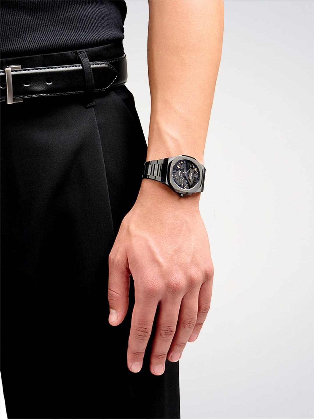 D1 Milano Black DLC Ultra Thin 40mm D1-UTBJ31