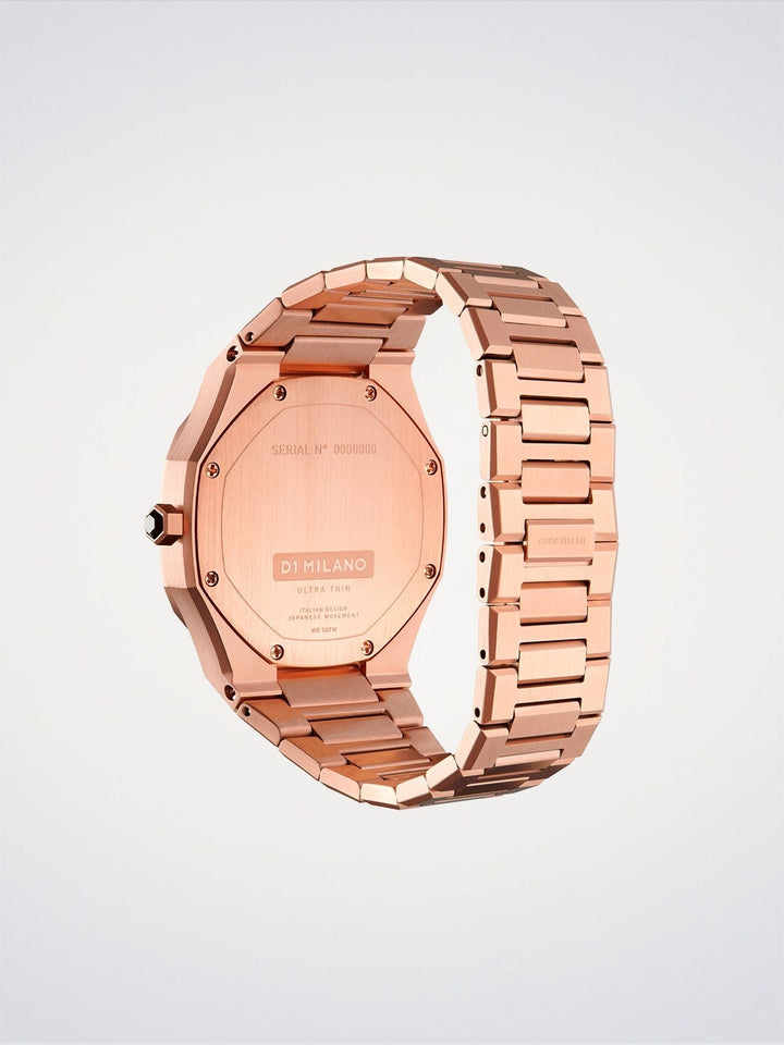 D1 Milano Rose Night Ultra Thin Watch 34mm D1-UTBL06