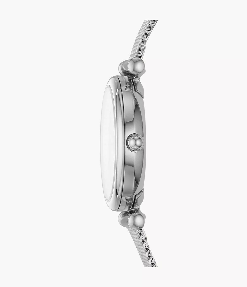 Fossil watch Carlie Mini Mini 28mm mother of pearl quartz steel ES4432