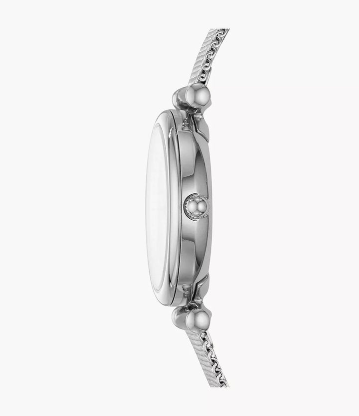 Fossil watch Carlie Mini Mini 28mm mother of pearl quartz steel ES4432