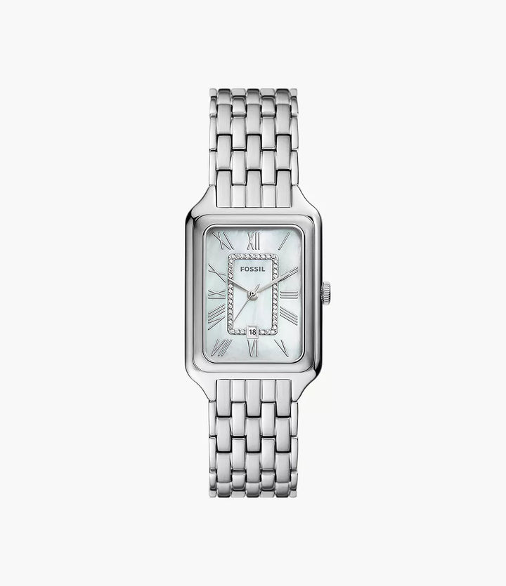 Fossil watch Raquel 26mm mother of pearl quartz steel ES5306