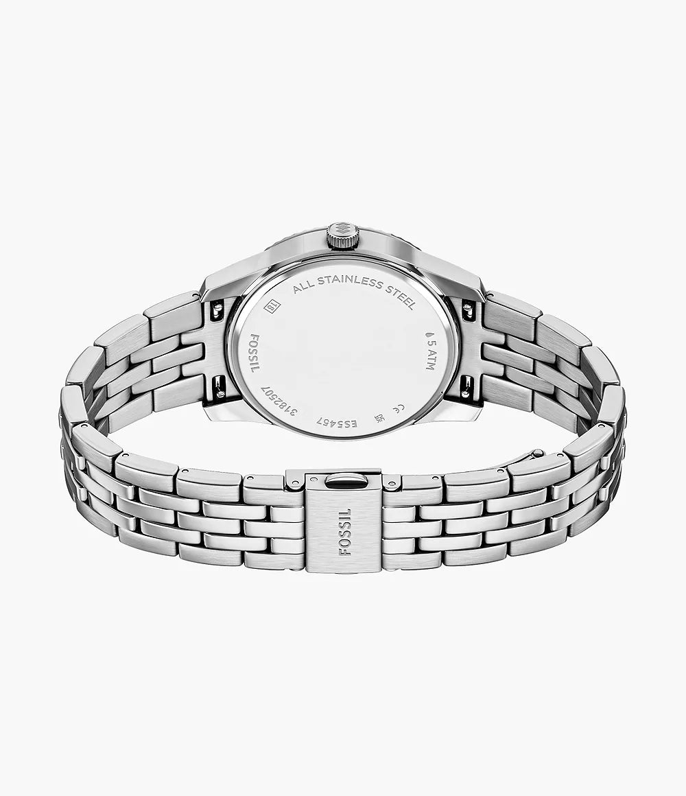 Fossil watch Scarlette 34mm blue quartz steel ES5457