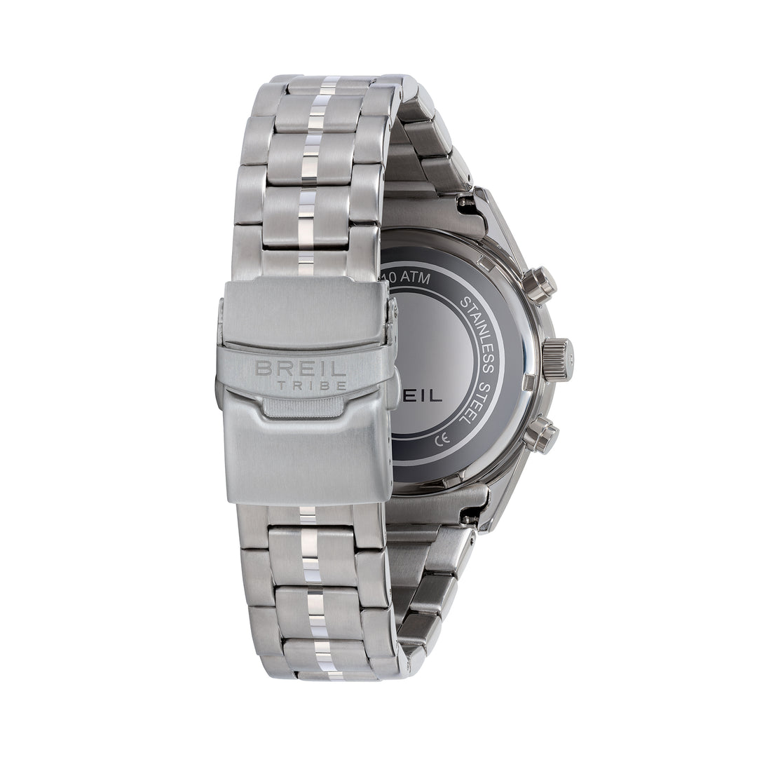Breil Captain Chrono watch 42mm green quartz steel EW0796