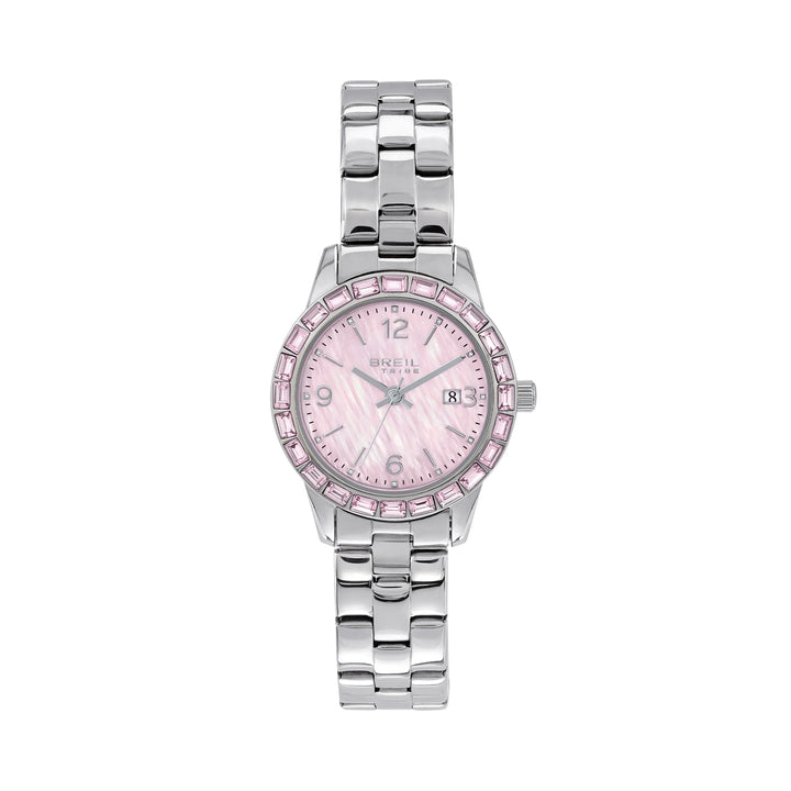 Breil Glow And Go watch 30mm pink mother of pearl quartz steel EW0824