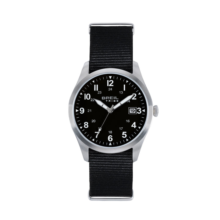 Breil Recon watch 39mm black quartz steel EW0841