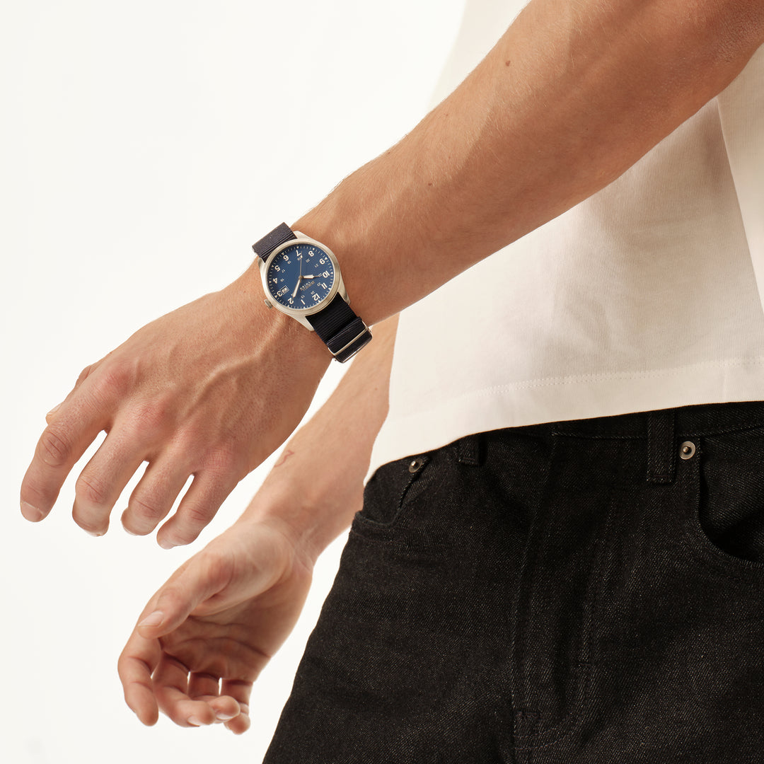 Breil Recon watch 39mm black quartz steel EW0841