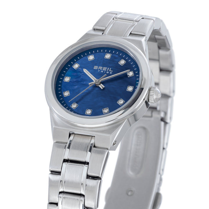Breil watch Fiji 30mm blue quartz steel EW0854