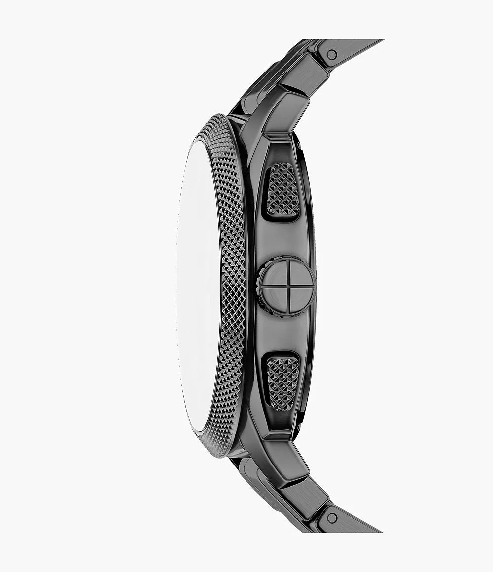 Fossil Machine Chrono watch 44mm gray quartz steel PVD gunmetal finish FS6160