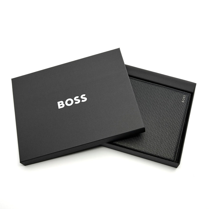 Hugo Boss A4 Monogram Folder Black HDF412A