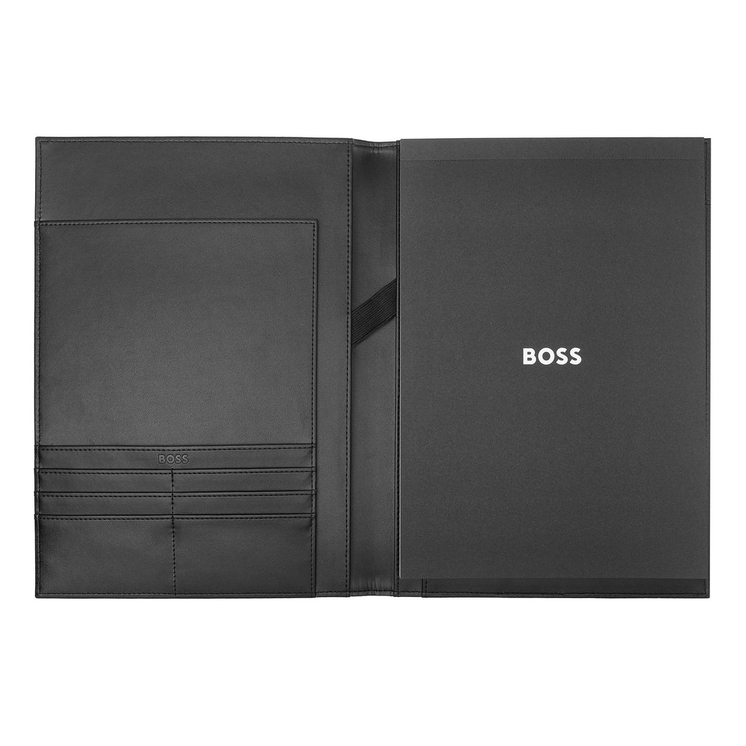 Hugo Boss A4 Monogram Folder Black HDF412A