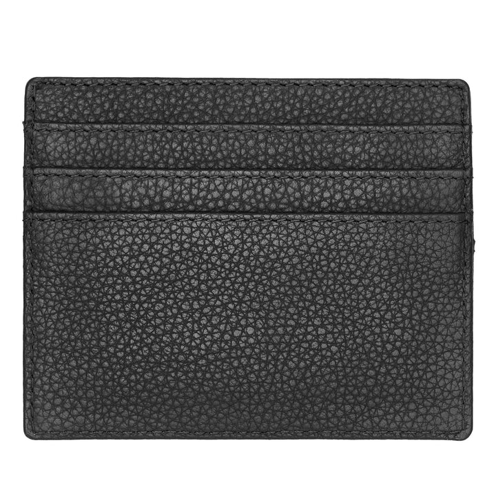 Hugo Boss Classic Black Granulated Card Holder HLC416A