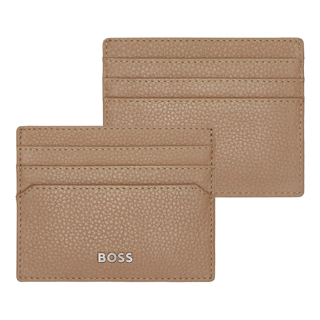Hugo Boss Classic Card Holder Garnet Camel HLC416X
