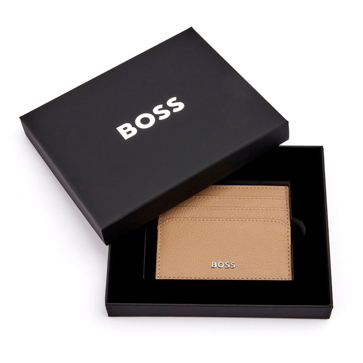Hugo Boss Classic Card Holder Garnet Camel HLC416X