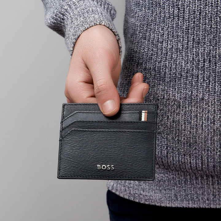 Hugo Boss Iconic Card Holder Black HLC421A
