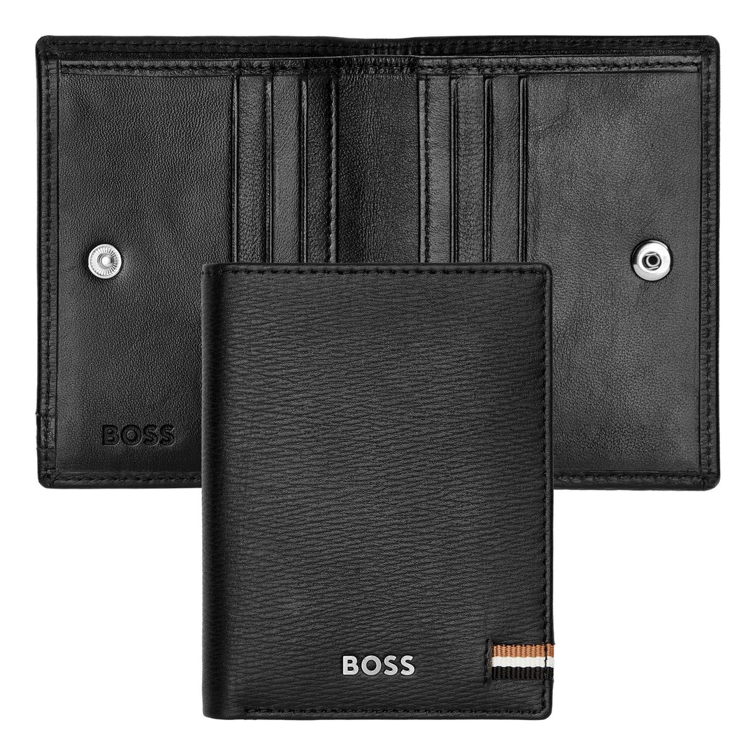 Hugo Boss Folding Card Holder Iconic Black HLE421A