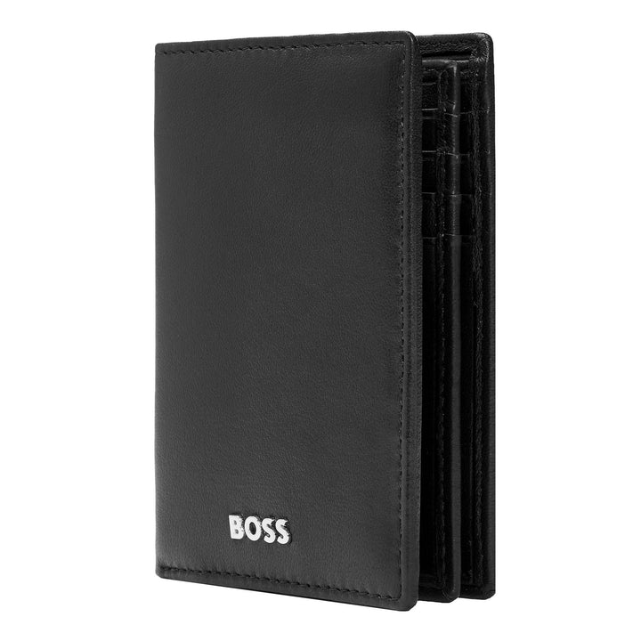 Hugo Boss Trifold Card Holder Classic Smooth Black HLF403A
