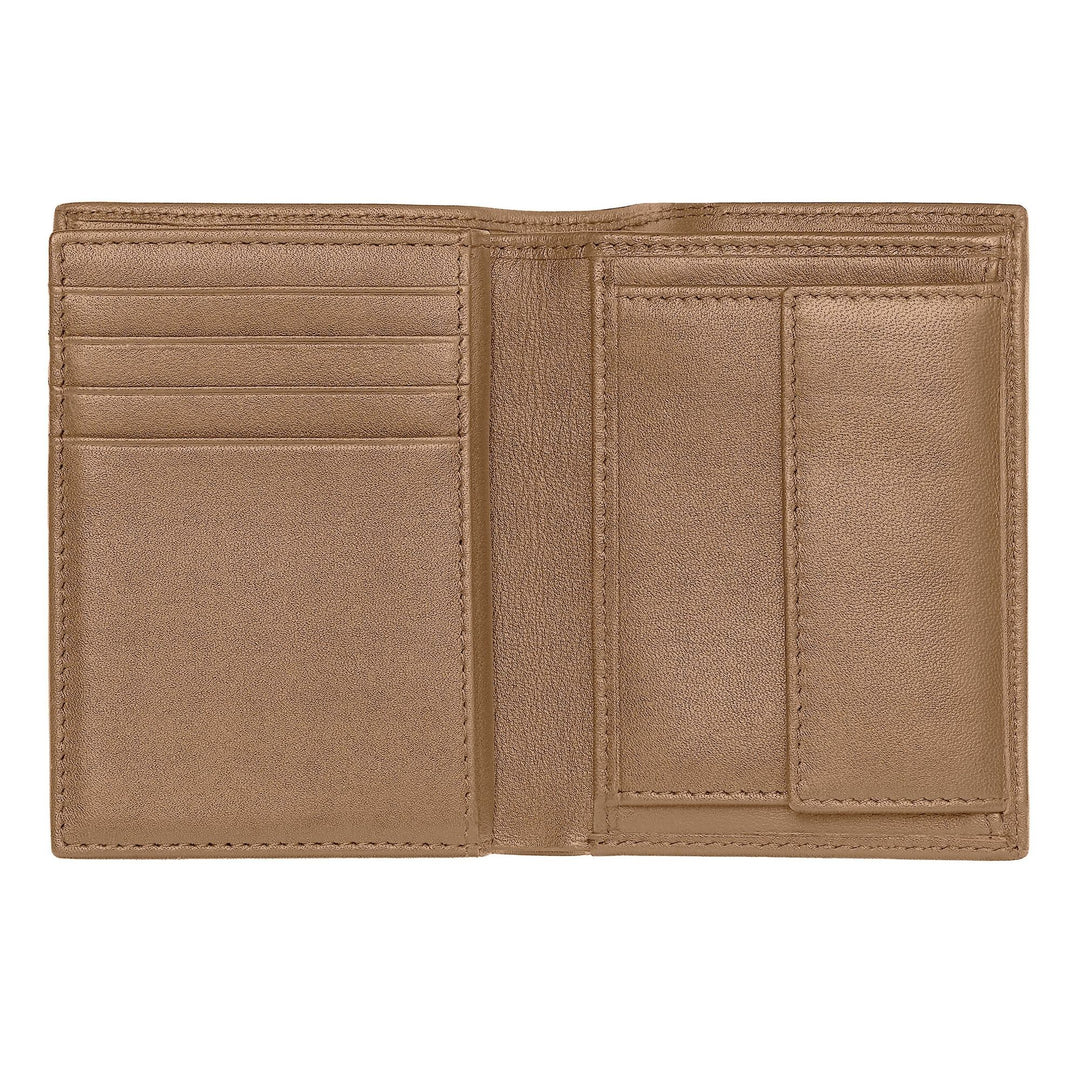 Hugo Boss Card Holder with Flap and Money Pocket Classic Grained Camel HLG416X
