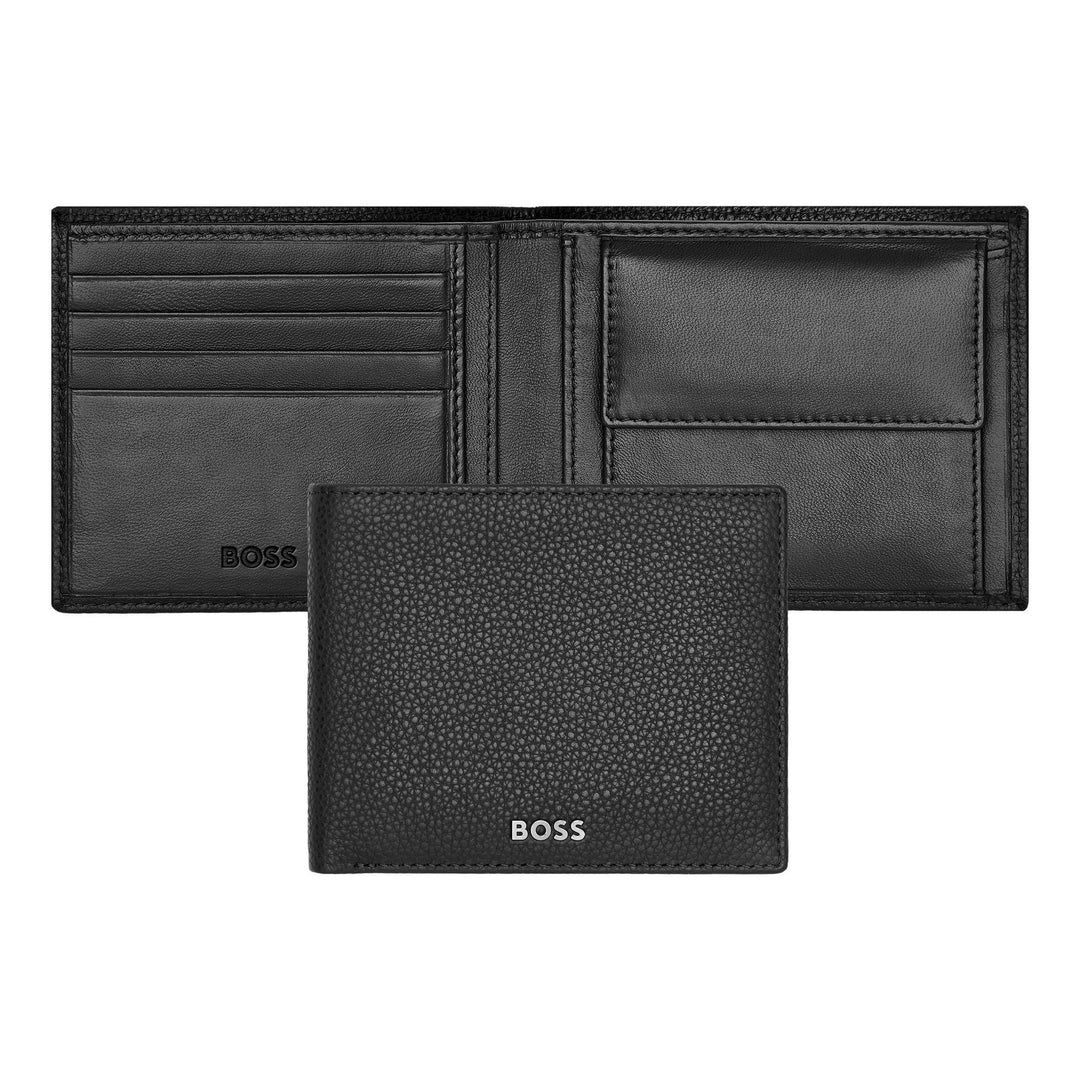 Hugo Boss Classic Granulated Black Money Wallet HLM416A