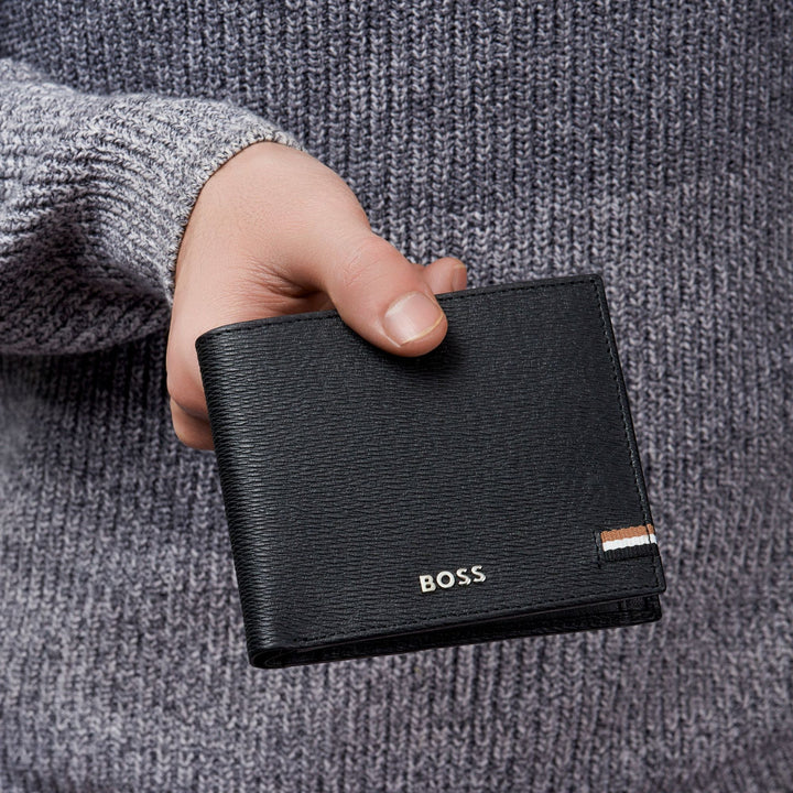 Hugo Boss Iconic Black HLM421A money wallet