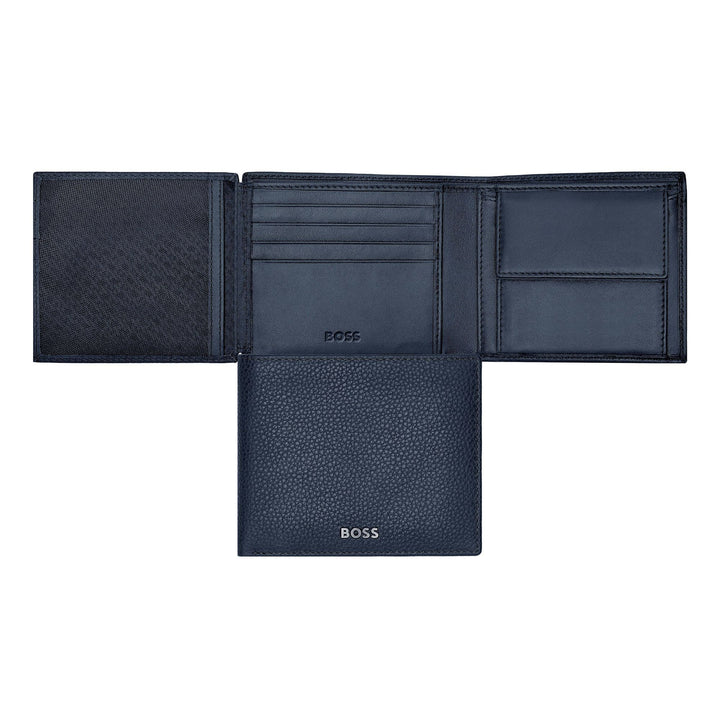 Hugo Boss Classic Flap Wallet Grained Navy HLN416N