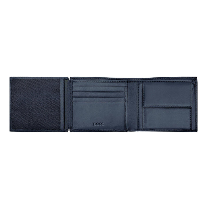 Hugo Boss Classic Flap Wallet Grained Navy HLN416N