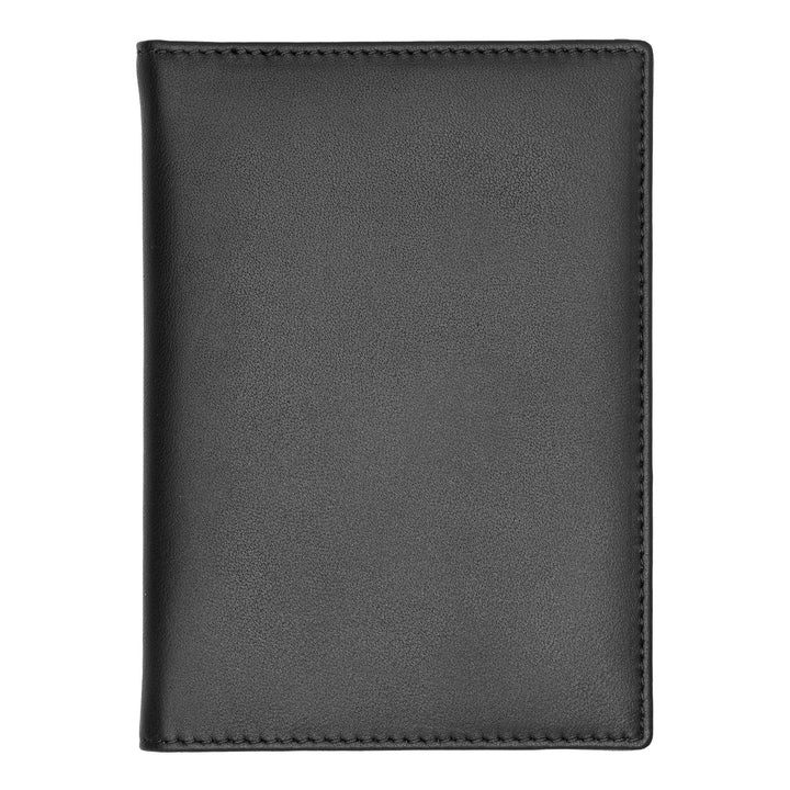 Hugo Boss Classic Smooth Black Passport Holder HLP403A