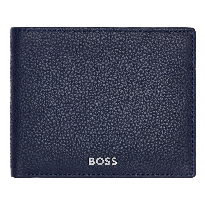 Hugo Boss Classic Granulated Wallet Navy Blue HLW416N