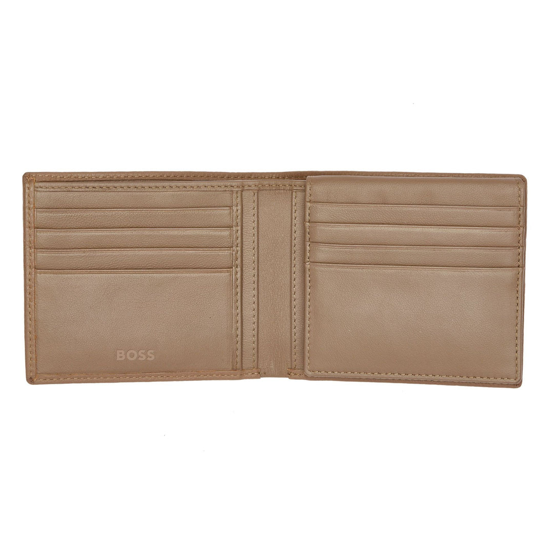 Hugo Boss Classic Flap Wallet Granulated Camel HLY416X