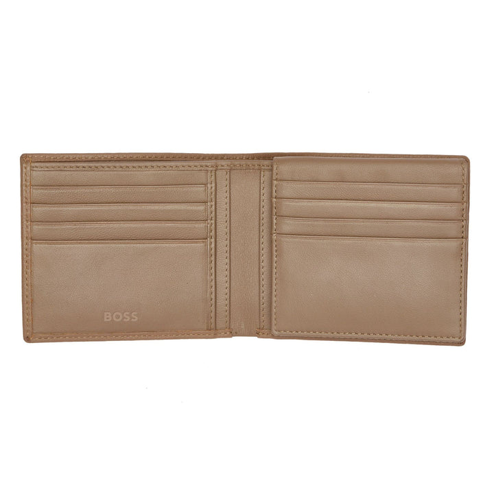 Hugo Boss Classic Flap Wallet Granulated Camel HLY416X