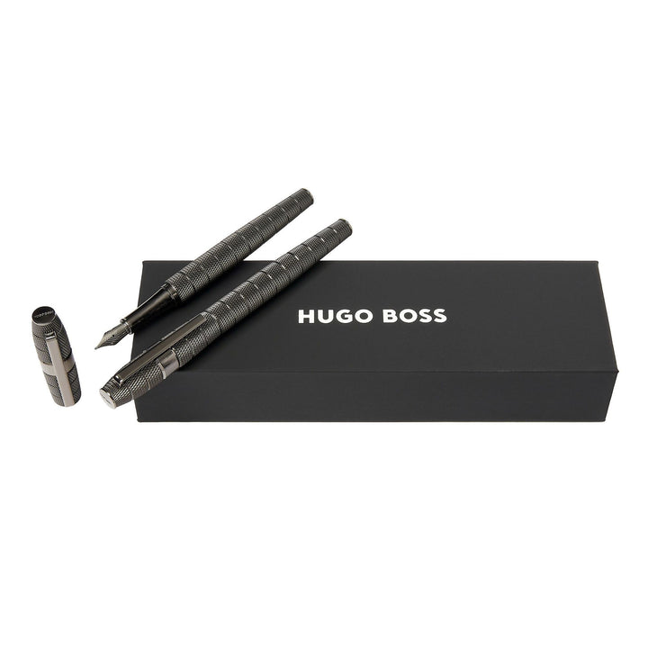 Hugo Boss Set Quantum Gun (roller pen and fountain pen) HPPR498D