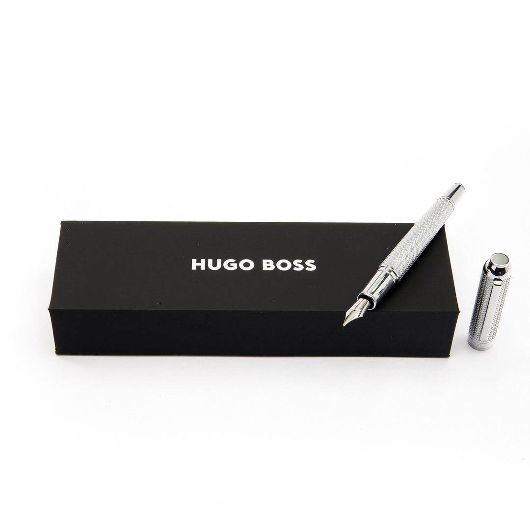Hugo Boss Elemental Silver fountain pen HSI4652C