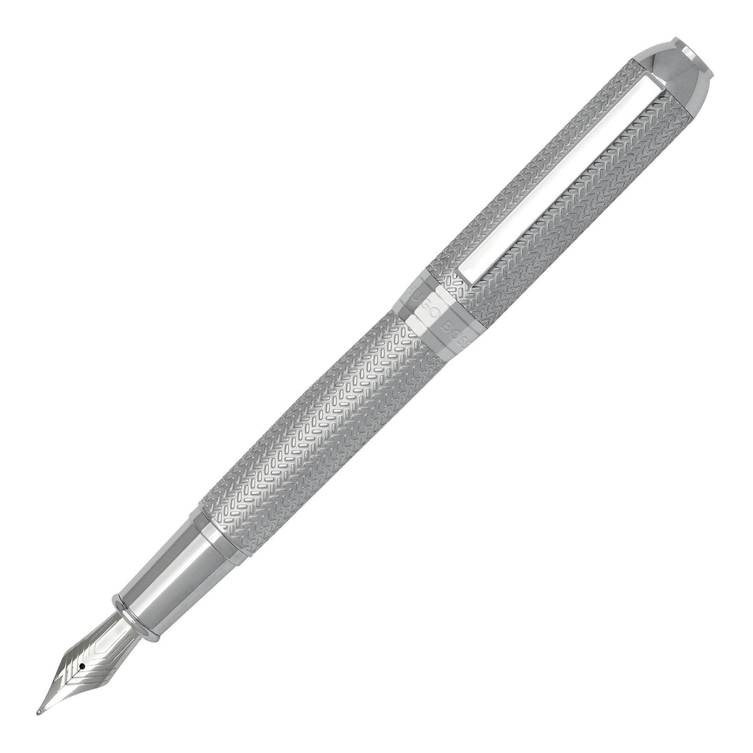 Hugo Boss Elemental Silver fountain pen HSI4652C