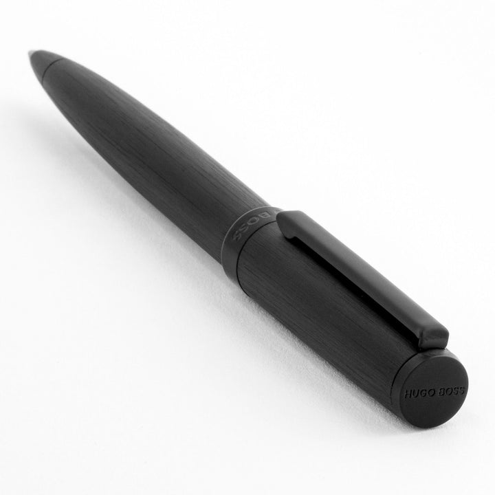 Hugo Boss Ballpoint Pen Gear Brushed Black HSK4414A