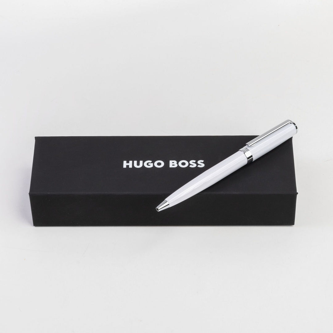 Hugo Boss Gear Icon Ballpoint Pen White HSN2544G
