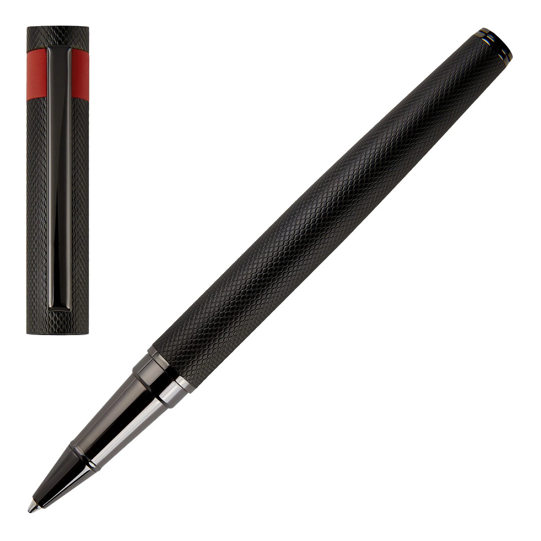 Hugo Boss Pen Roller Loop Diamond Black Hsw3675a