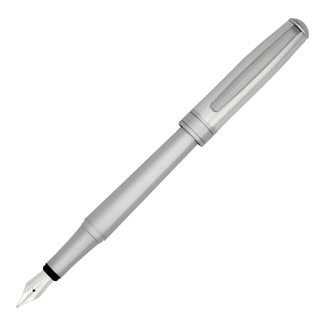 Hugo Boss Essential Metal Silver fountain pen HSY4872C