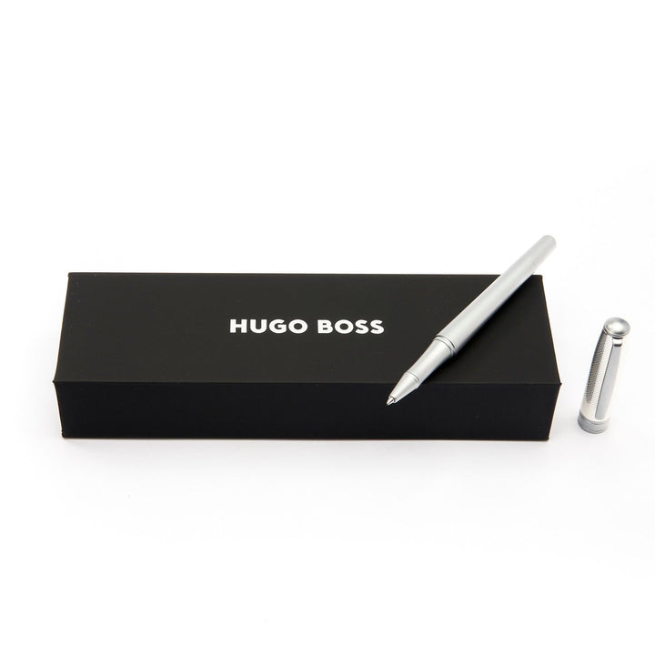Hugo Boss Essential Metal Rollerball Pen Silver HSY4875C