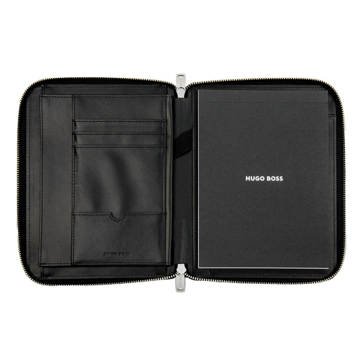 Hugo Boss A5 Conference Folder Pure Iconic Black HTM410A