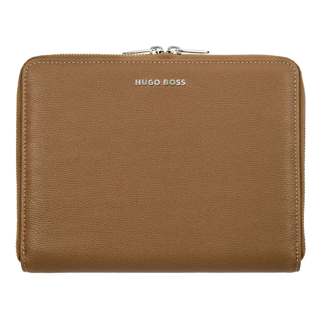 Hugo Boss A5 Conference Folder Pure Iconic Camel HTM410X