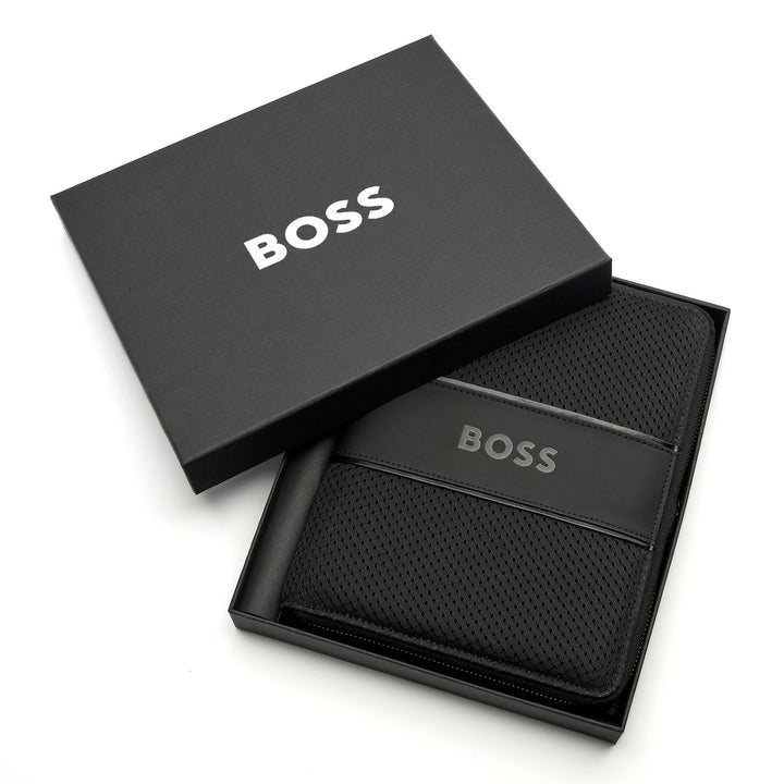 Hugo Boss A5 Conference Folder Arche Black HTM413A