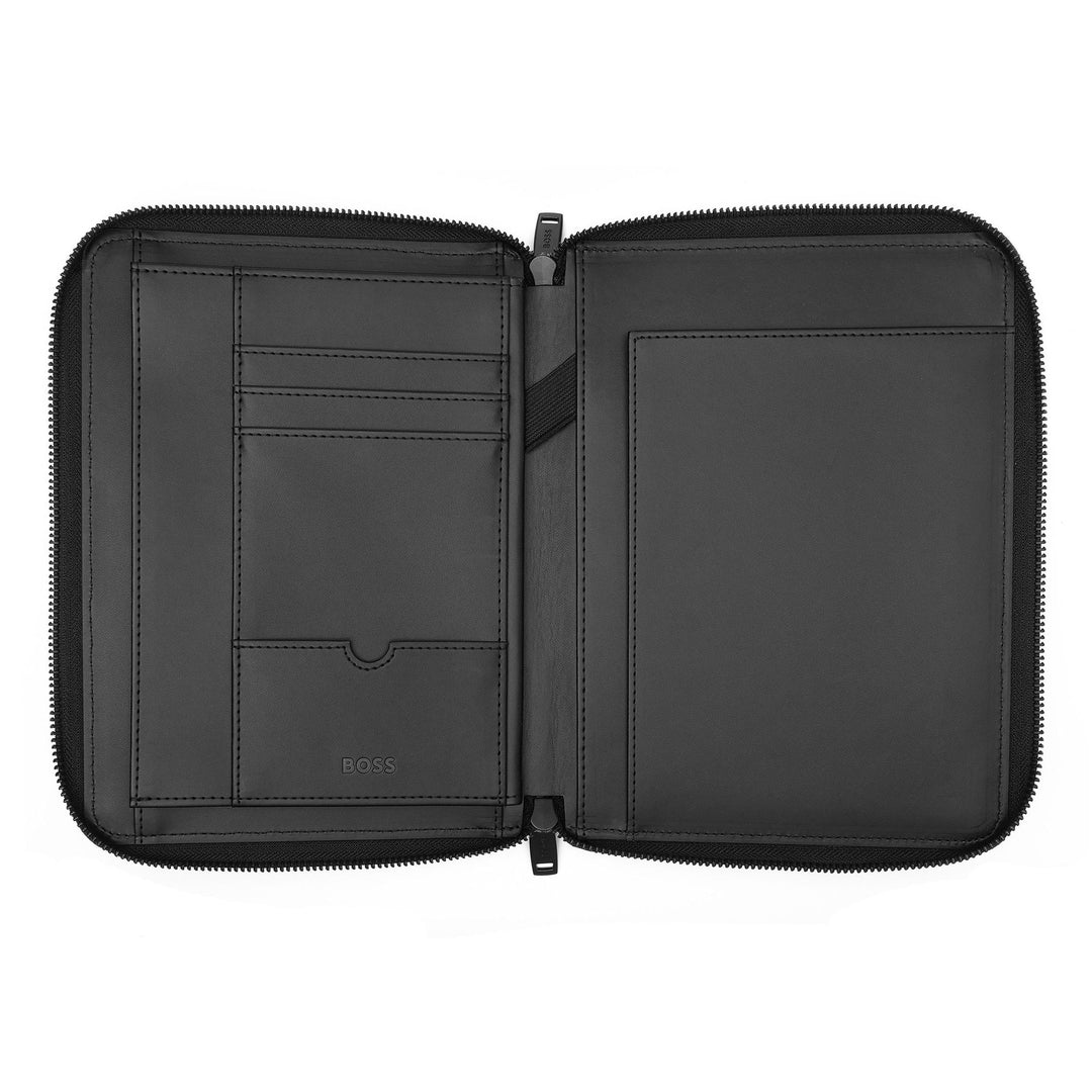 Hugo Boss A5 Conference Folder Arche Black HTM413A