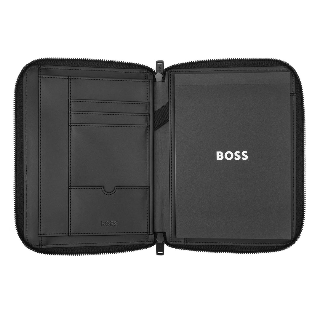 Hugo Boss A5 Conference Folder Arche Black HTM413A