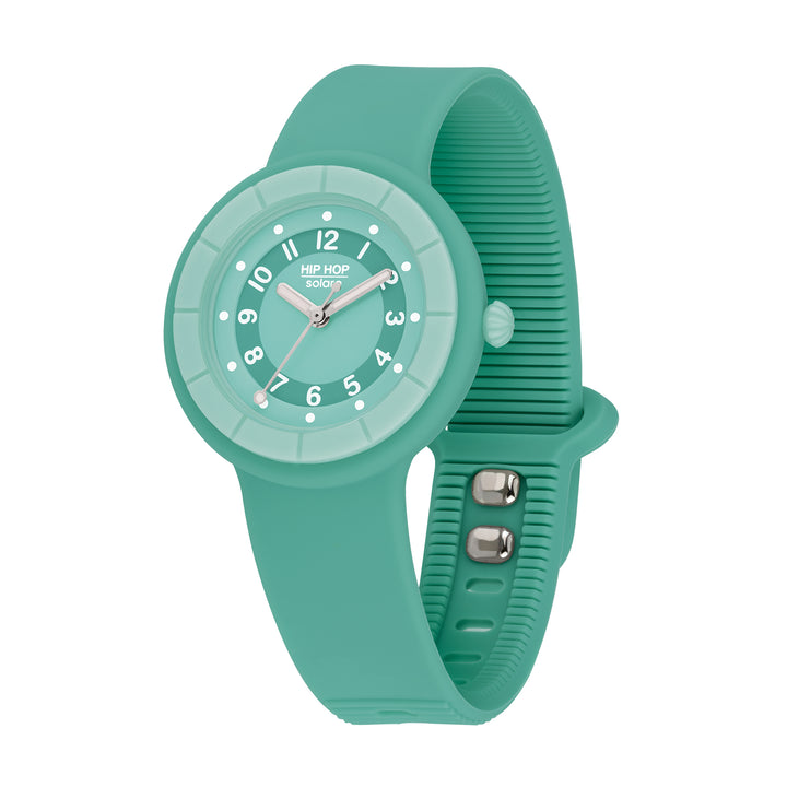 Hip Hop Water Green Hero.dot Bailiúchán Gréine 34mm HWU1207